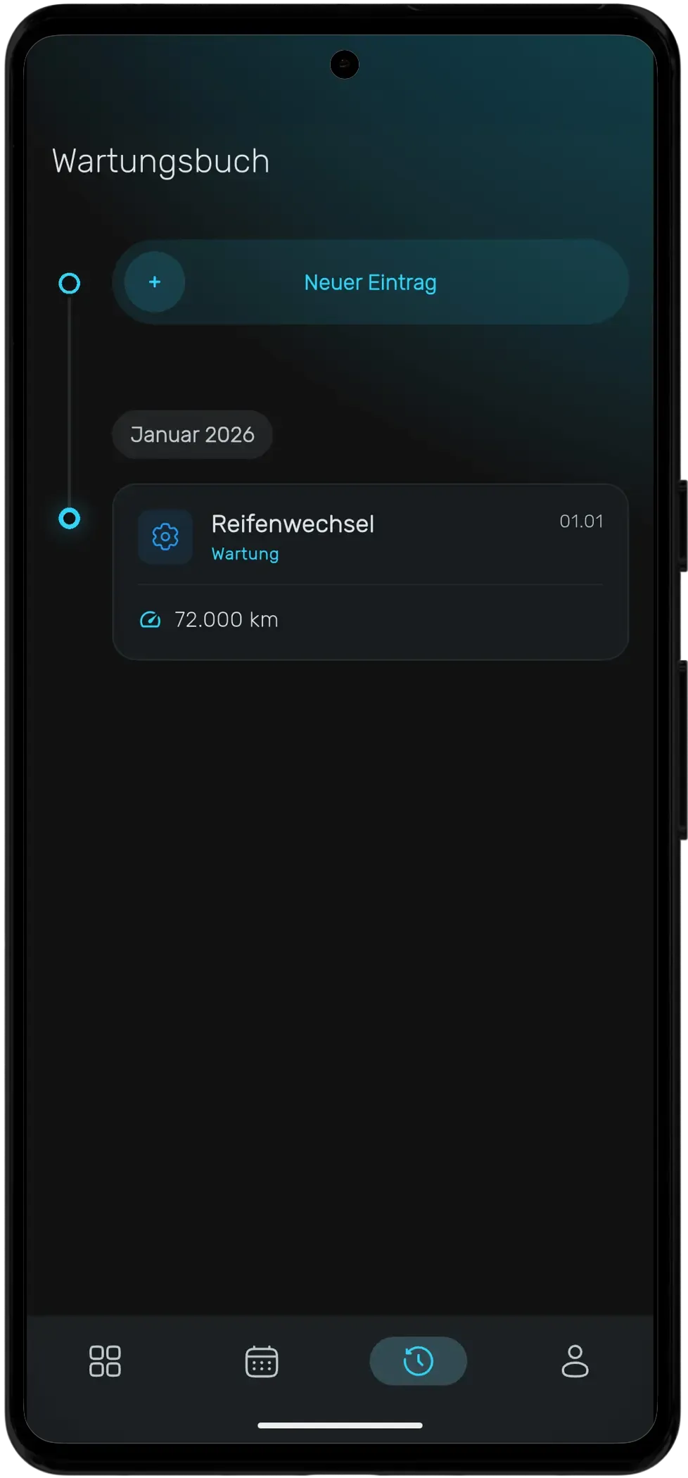 Wartello App – Wartungsbuch