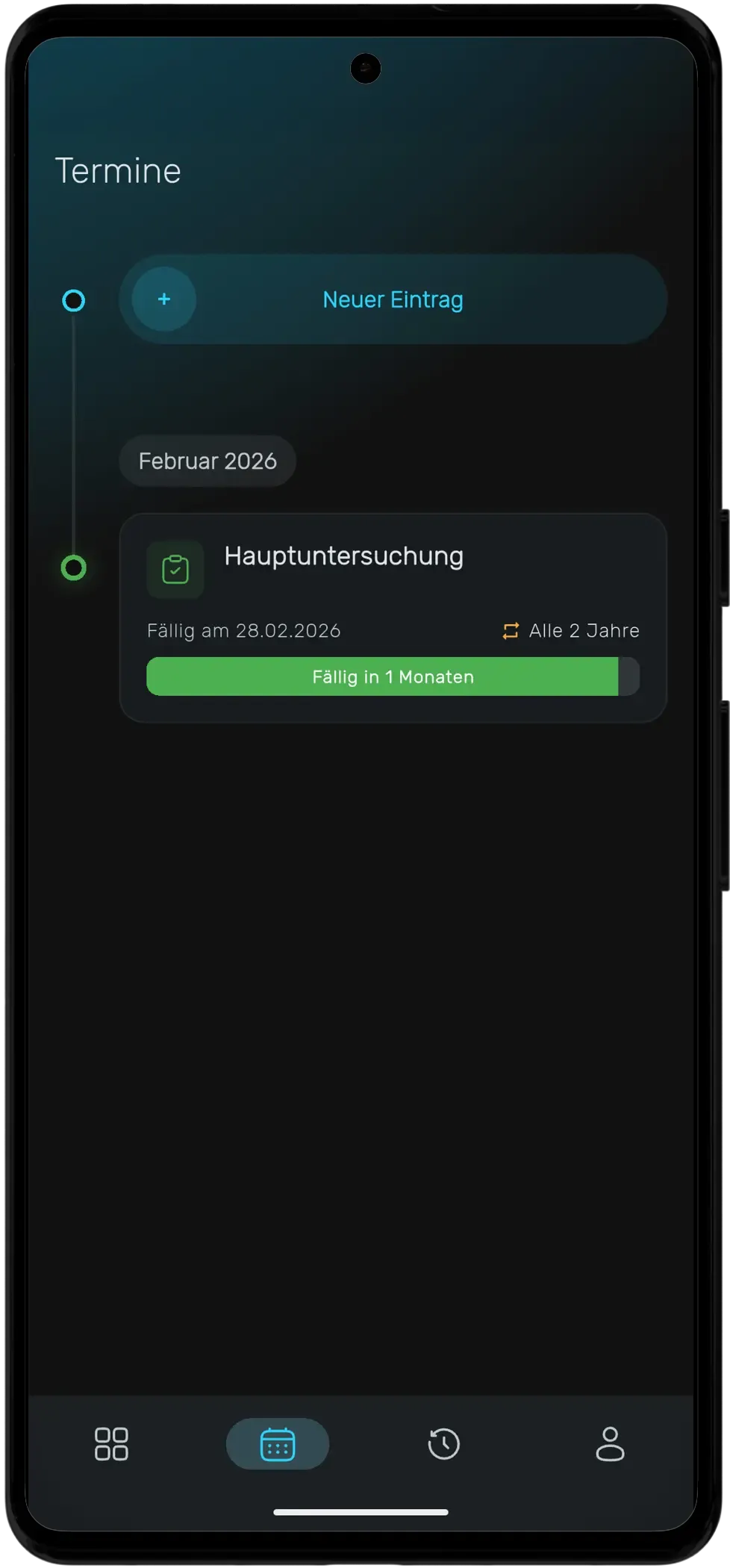 Wartello App – Termine